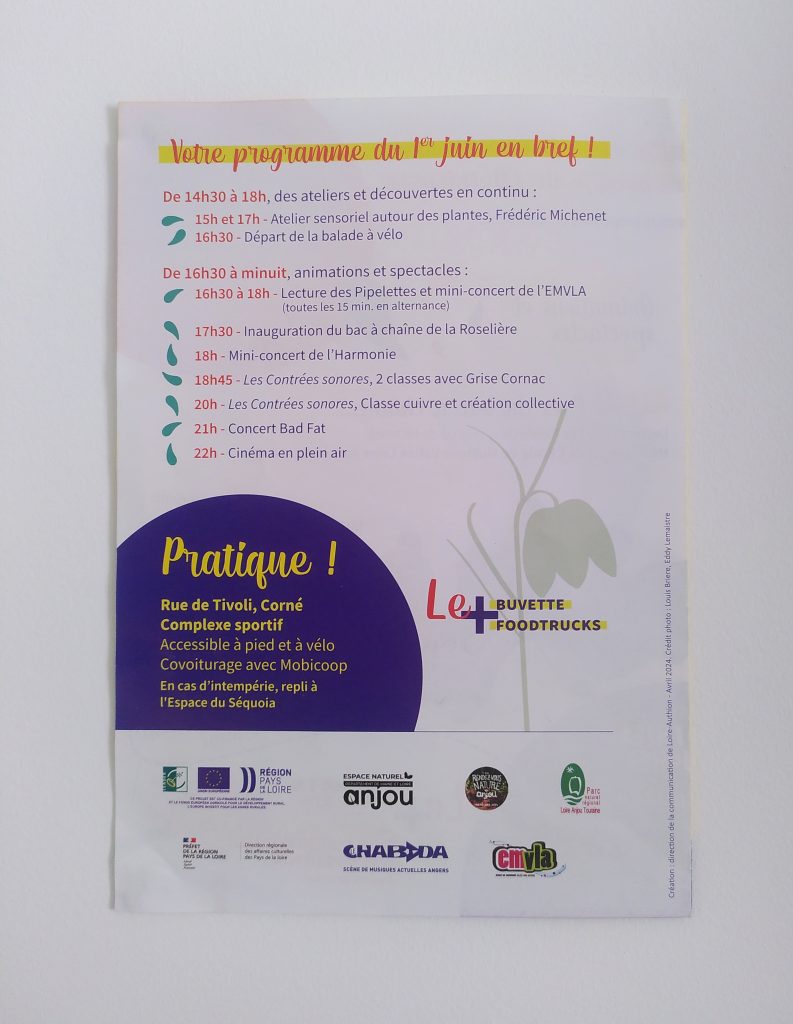 Programme événement été