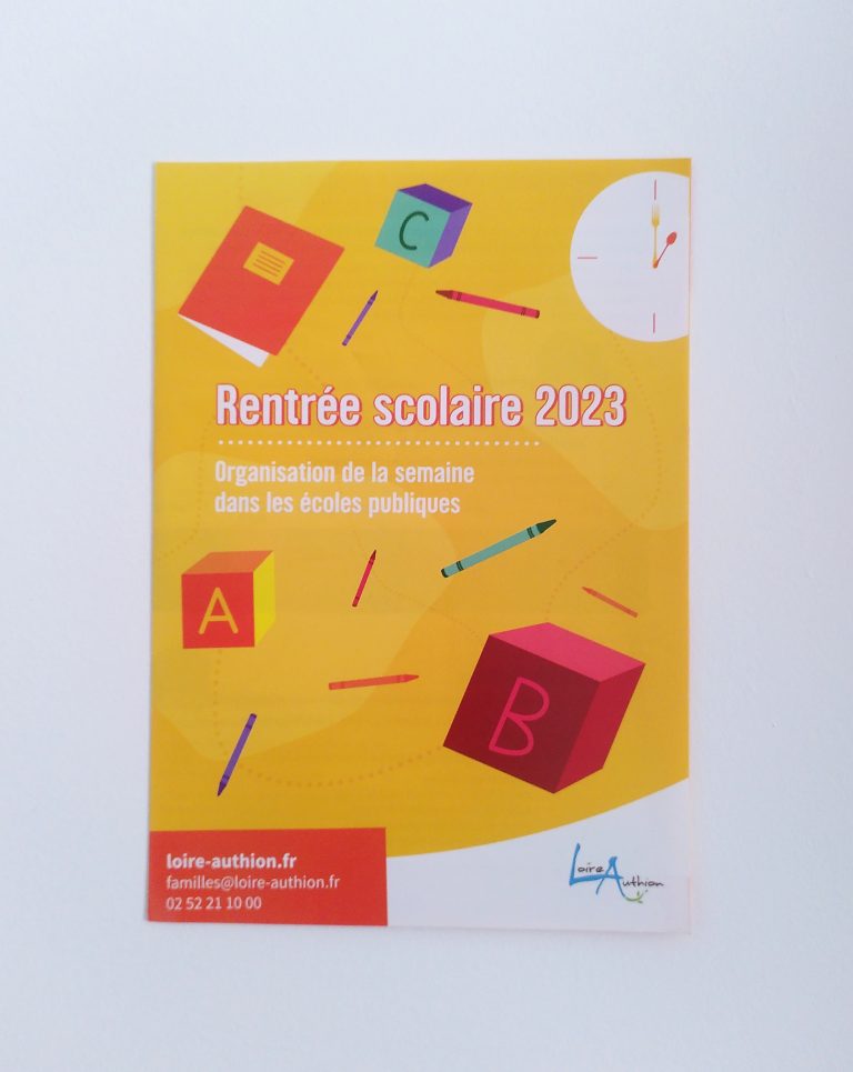 Dépliant rentrée scolaire