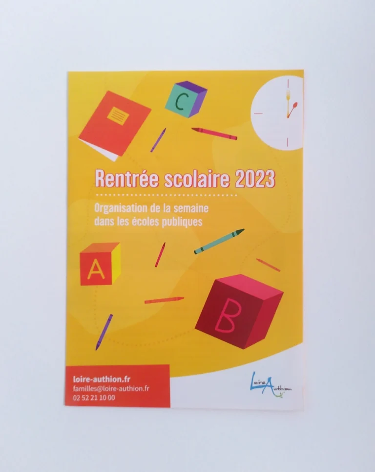 Dépliant rentrée scolaire