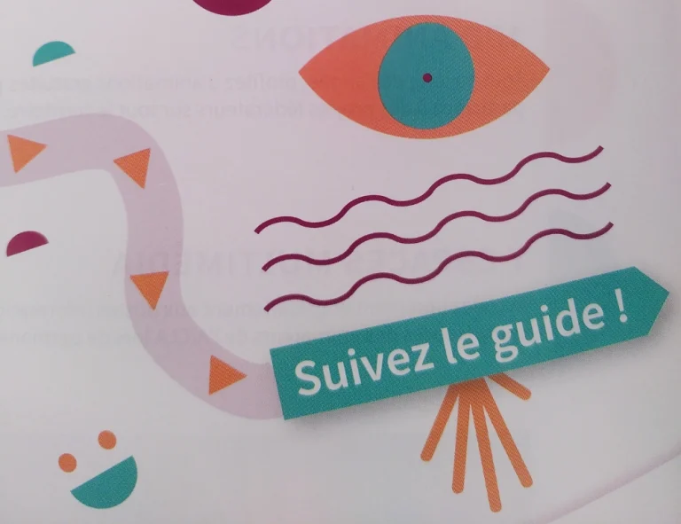 Détail dépliant du réseau des médiathèques