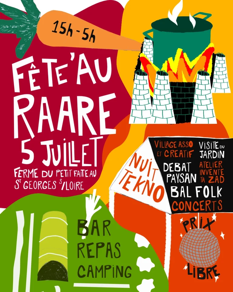 Affiche soirée RAARE
